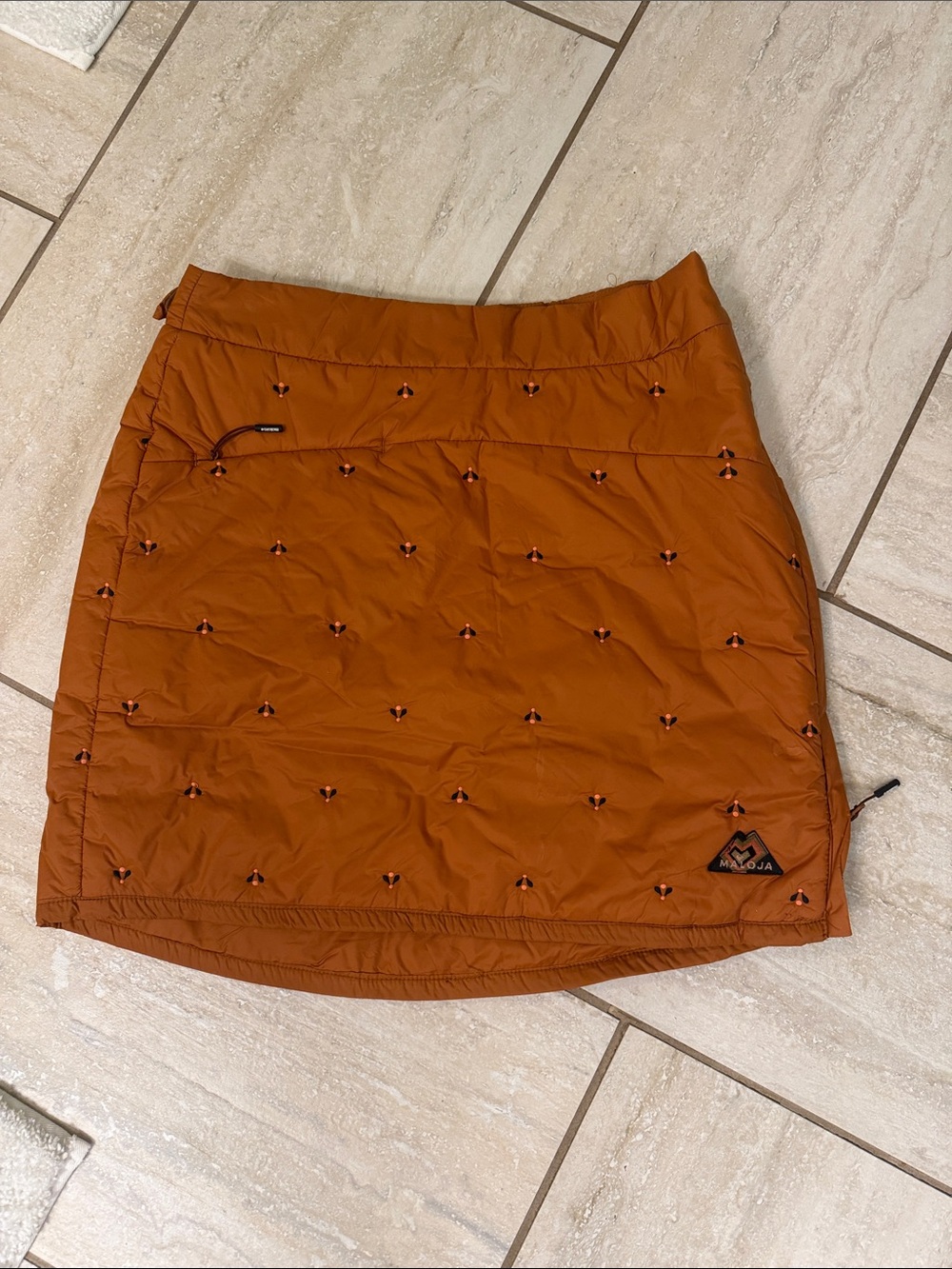 Maloja Monsur Alpine Puffer Skirt Embroidered Design S